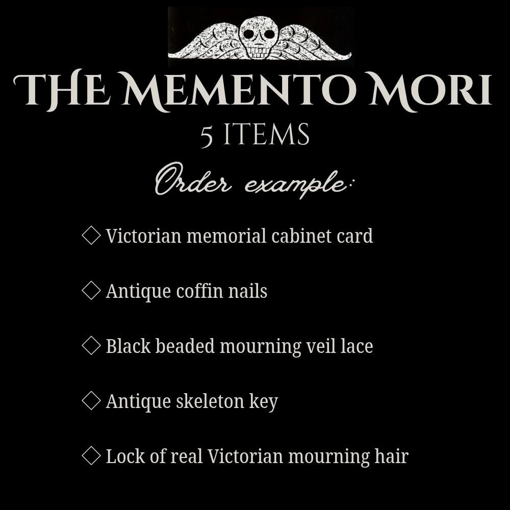 Personalized Memento Mori Antique Curiosity Collection