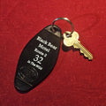 Vintage Black Bear Motel Key Set