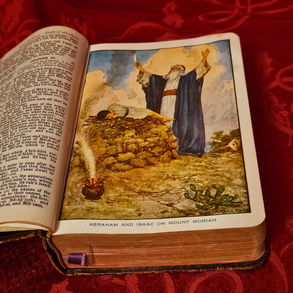 Vintage Leatherbound Bible