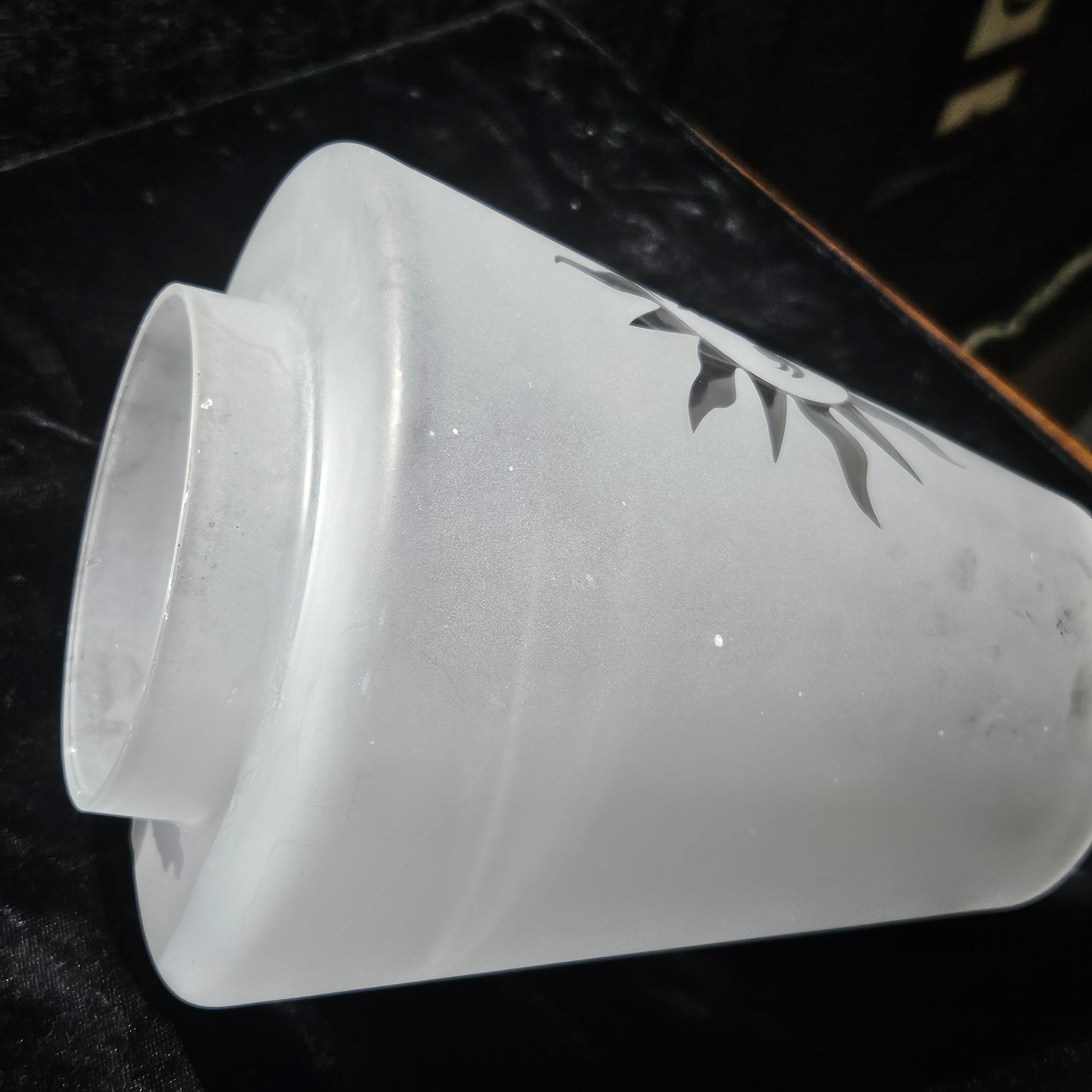 Vintage Celestial Whimsigoth Frosted Sun Lamp Light