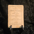 The Westminster Catechism Antique Victorian Religious Pamphlet