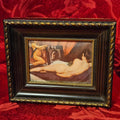 Antique Framed 'The Rokeby Venus' Goddess and Cupid Fine Art Print
