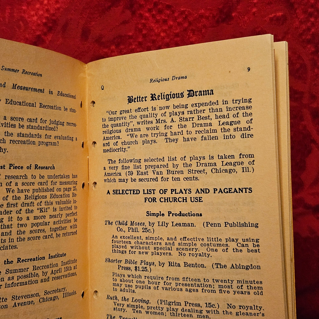 Spring 1926 "The Kit" Antique Religious Pamphlet