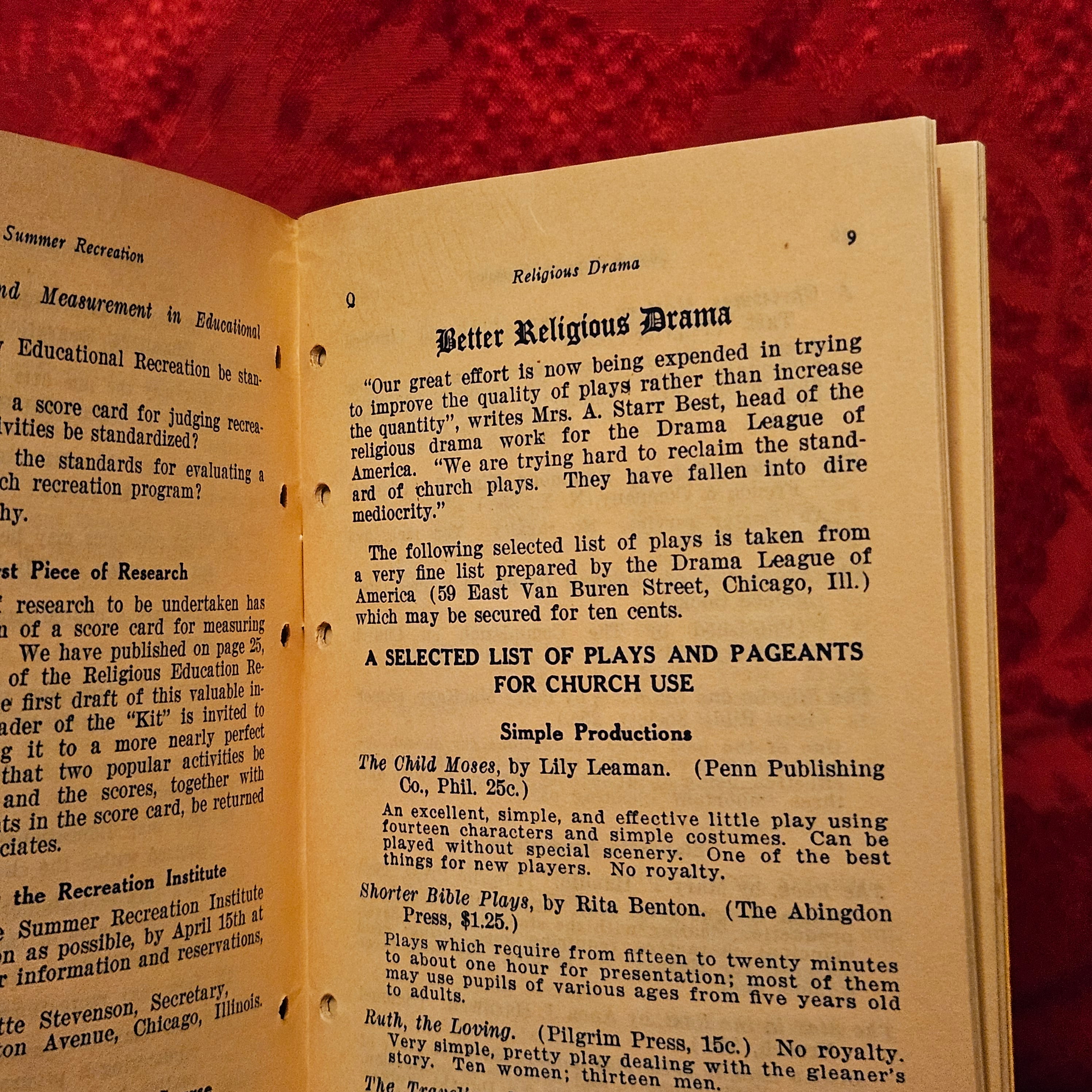 Spring 1926 "The Kit" Antique Religious Pamphlet