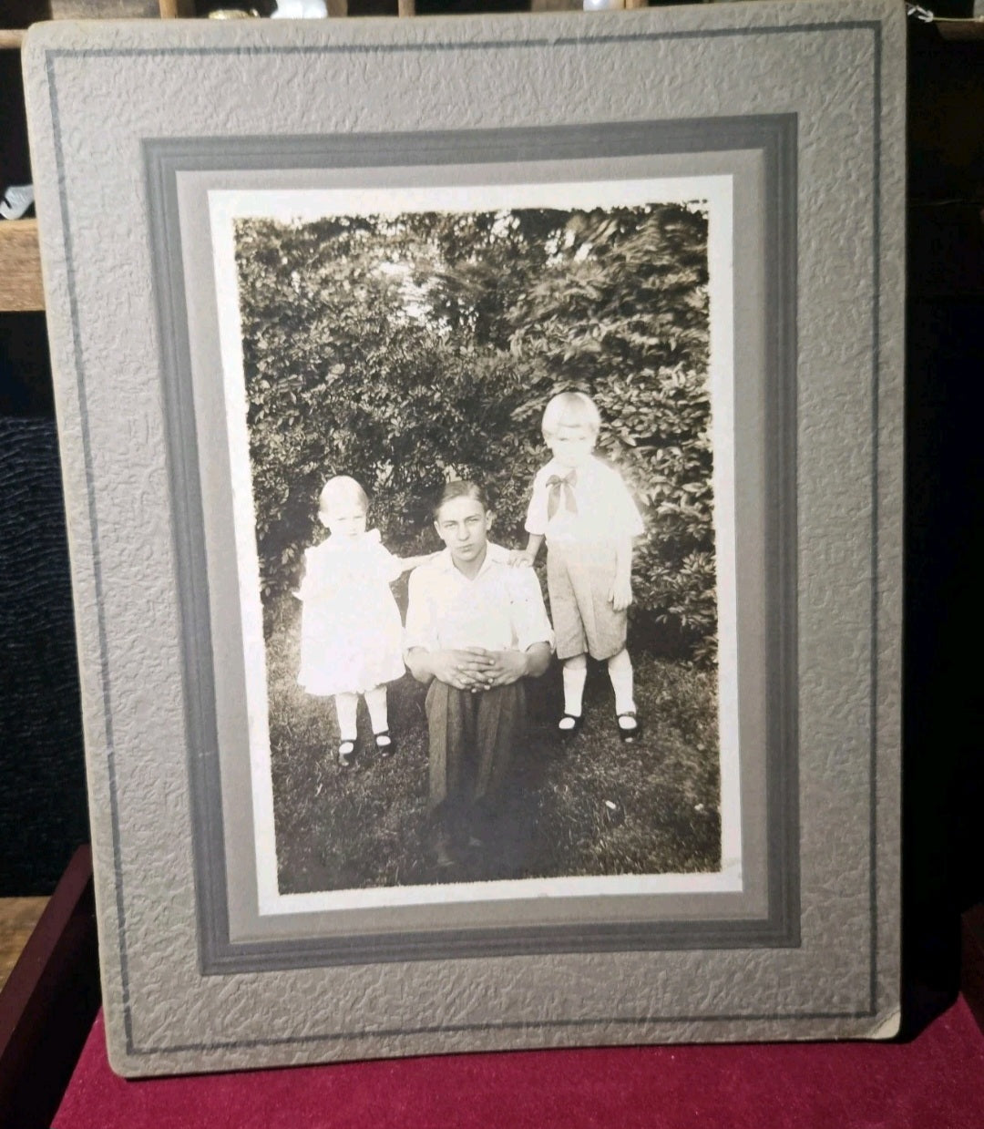Antique Ghostly Figures Cabinet Card