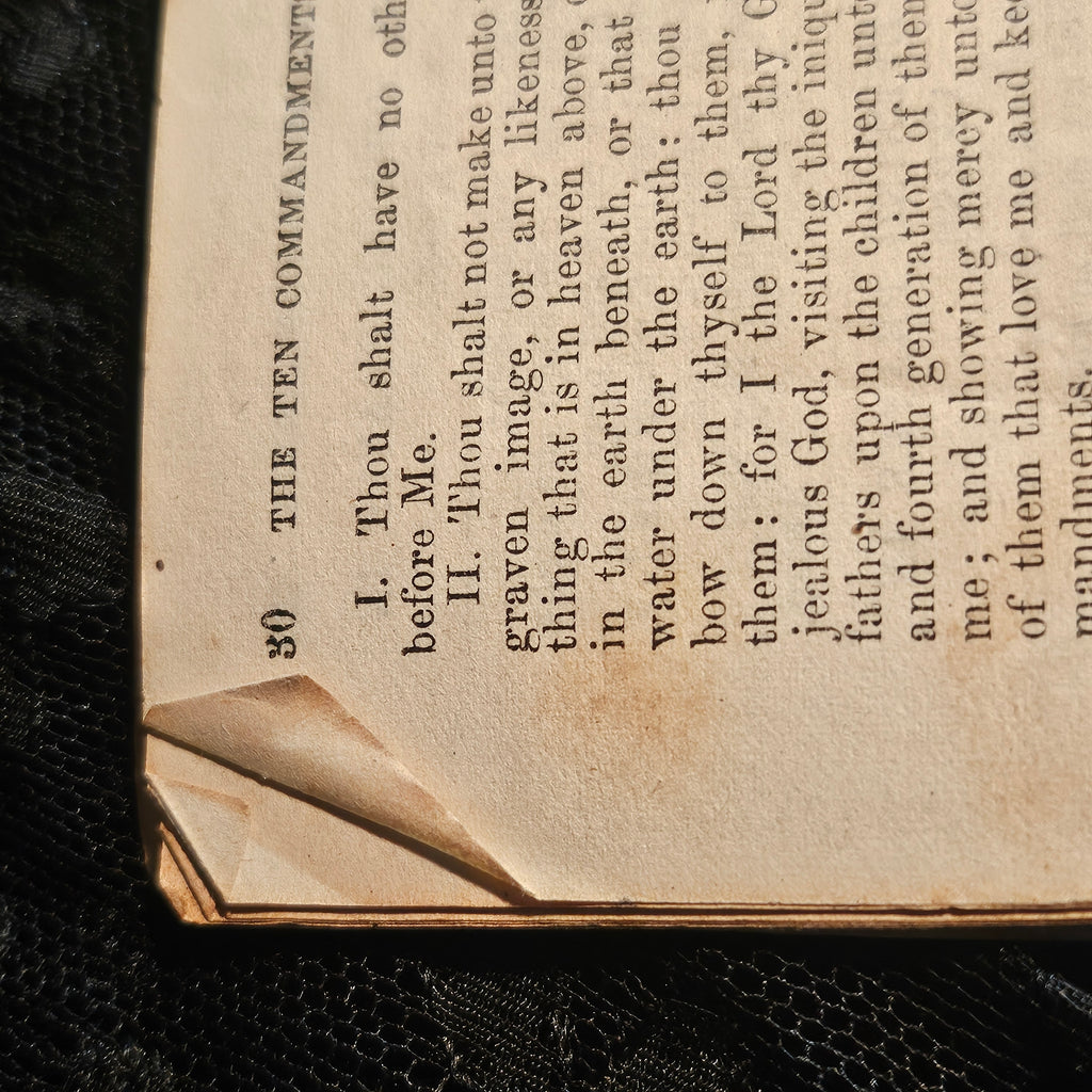 The Westminster Catechism Antique Victorian Religious Pamphlet