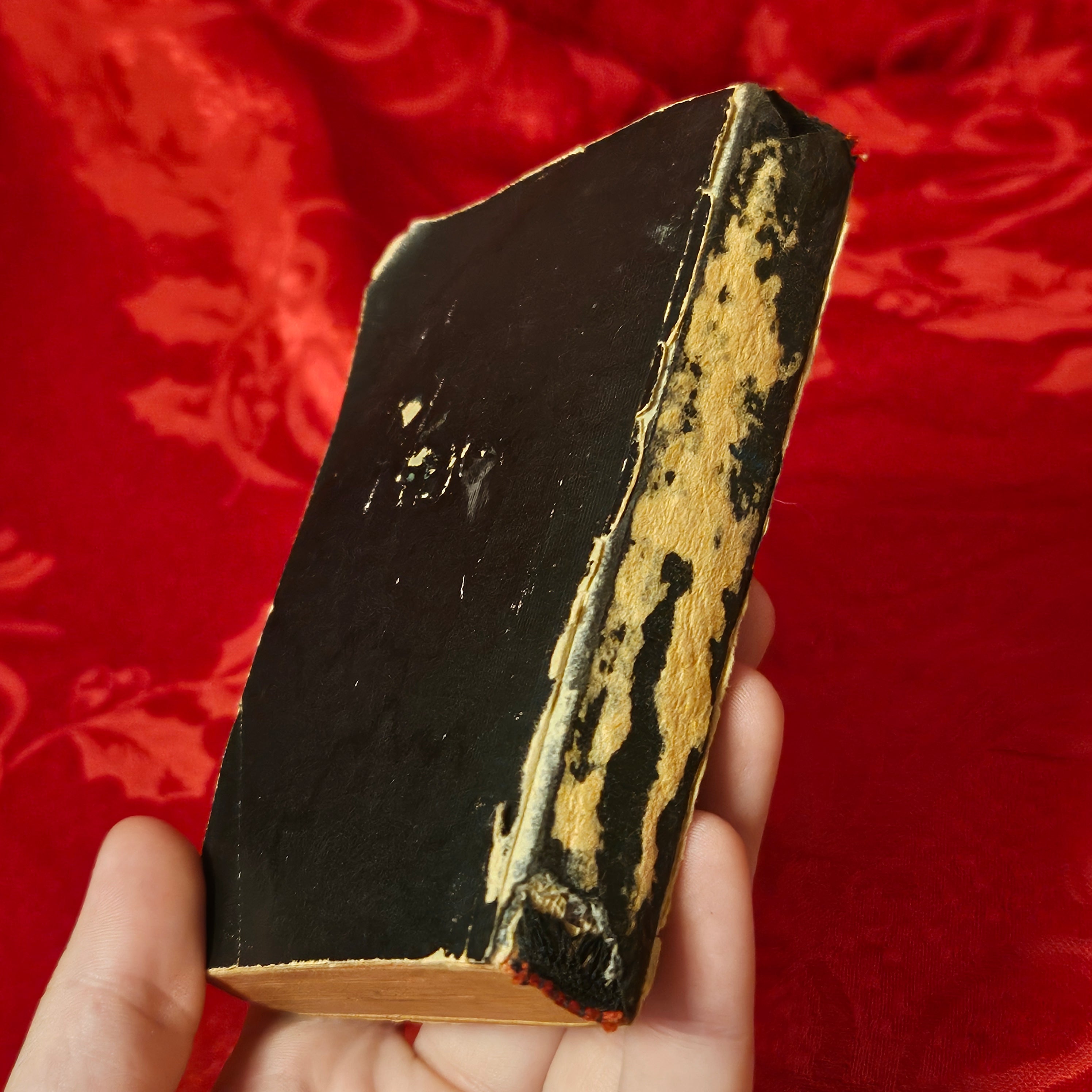 Antique Key of Heaven Pocket Prayer Book