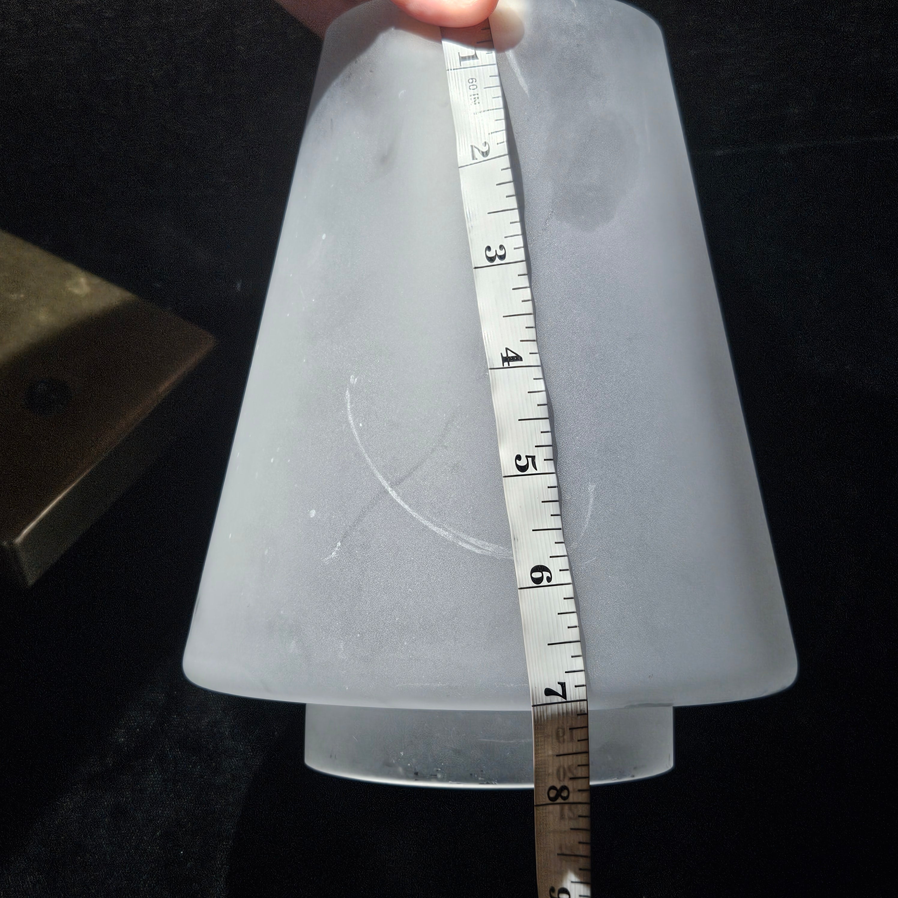 Vintage Celestial Whimsigoth Frosted Sun Lamp Light