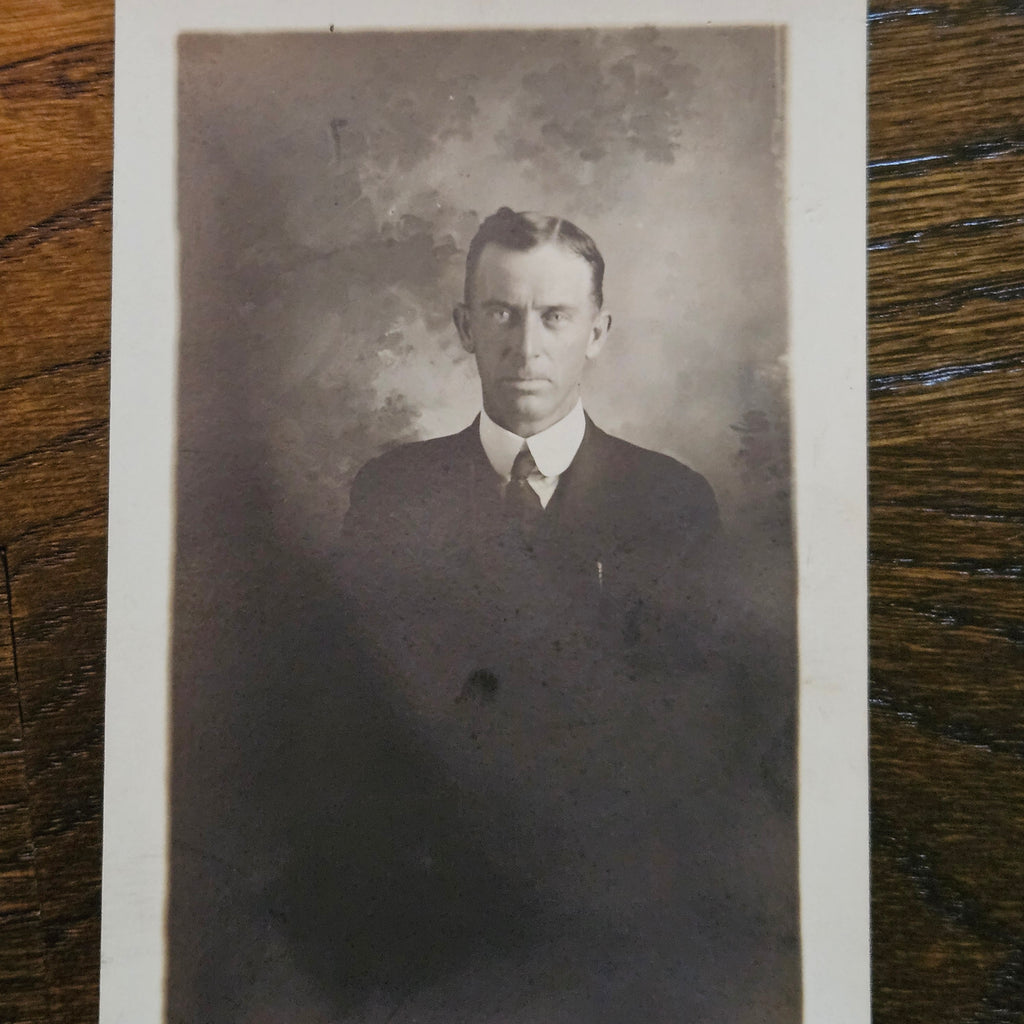 Antique Underexposed Haunting Portrait