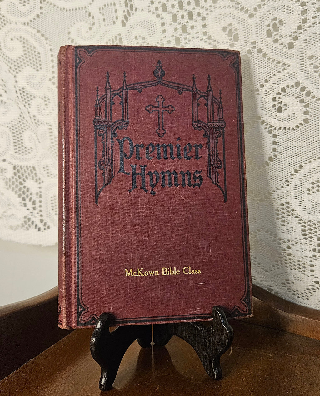Antique 1926 Premier Hymns Gothic Hardcover