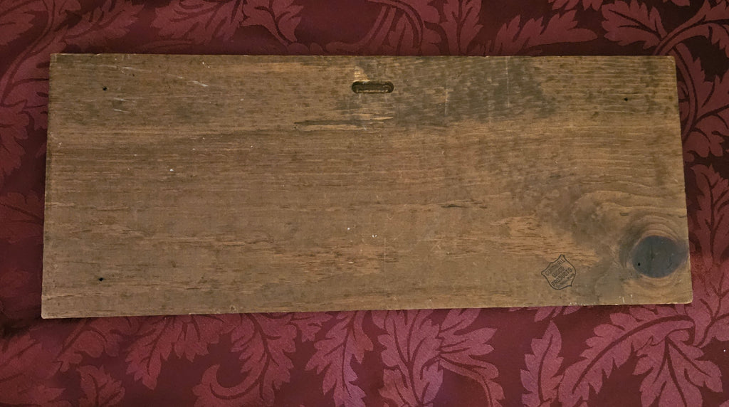 Vintage "Don't Let the Bastards Get You Down" Latin Wood Sign