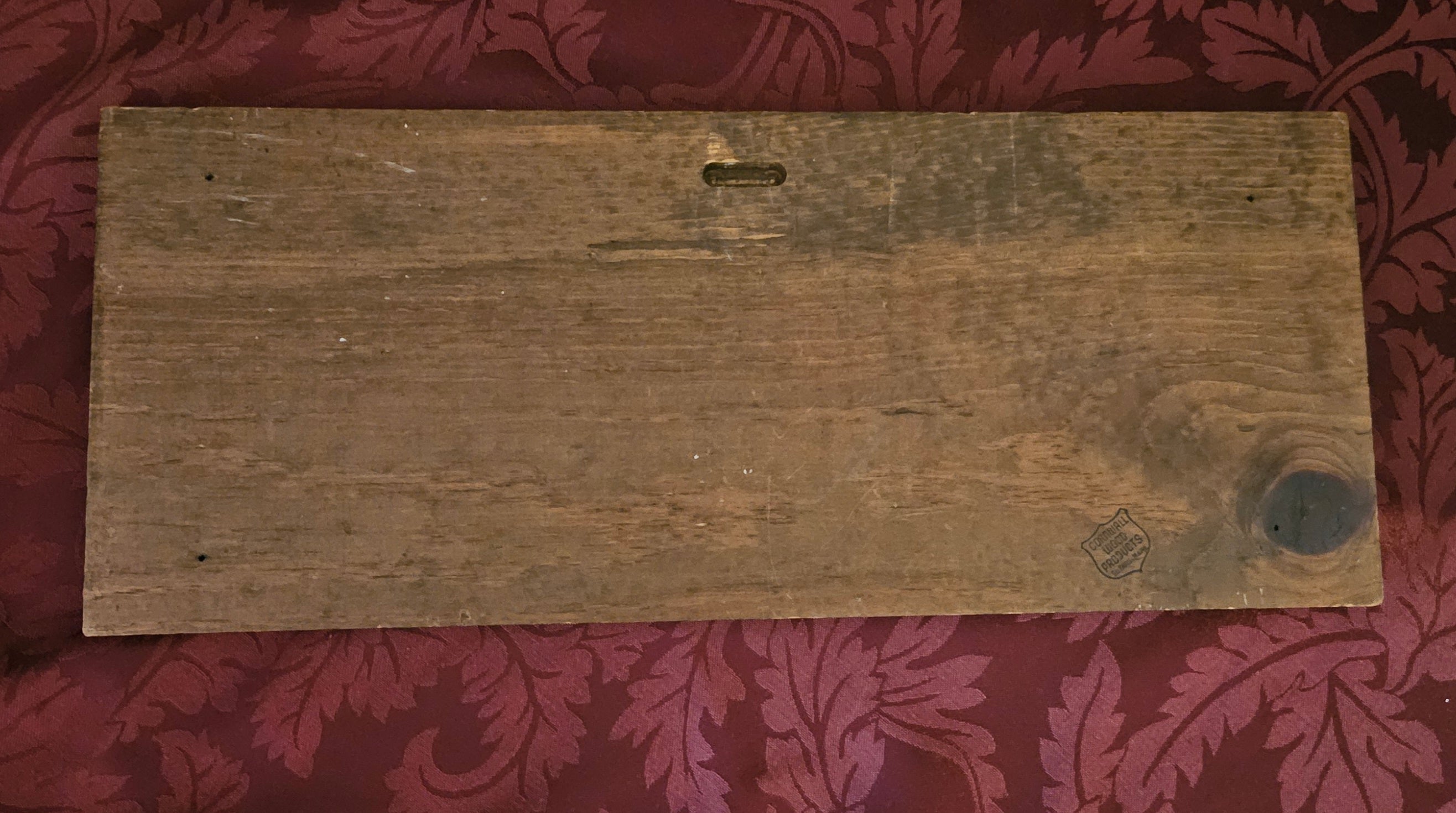 Vintage "Don't Let the Bastards Get You Down" Latin Wood Sign