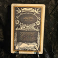 Antique Funeral Mourning Cabinet Card: Mary Tignor