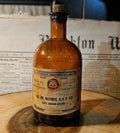 Antique Oil of Nutmeg Amber Medicine Bottle