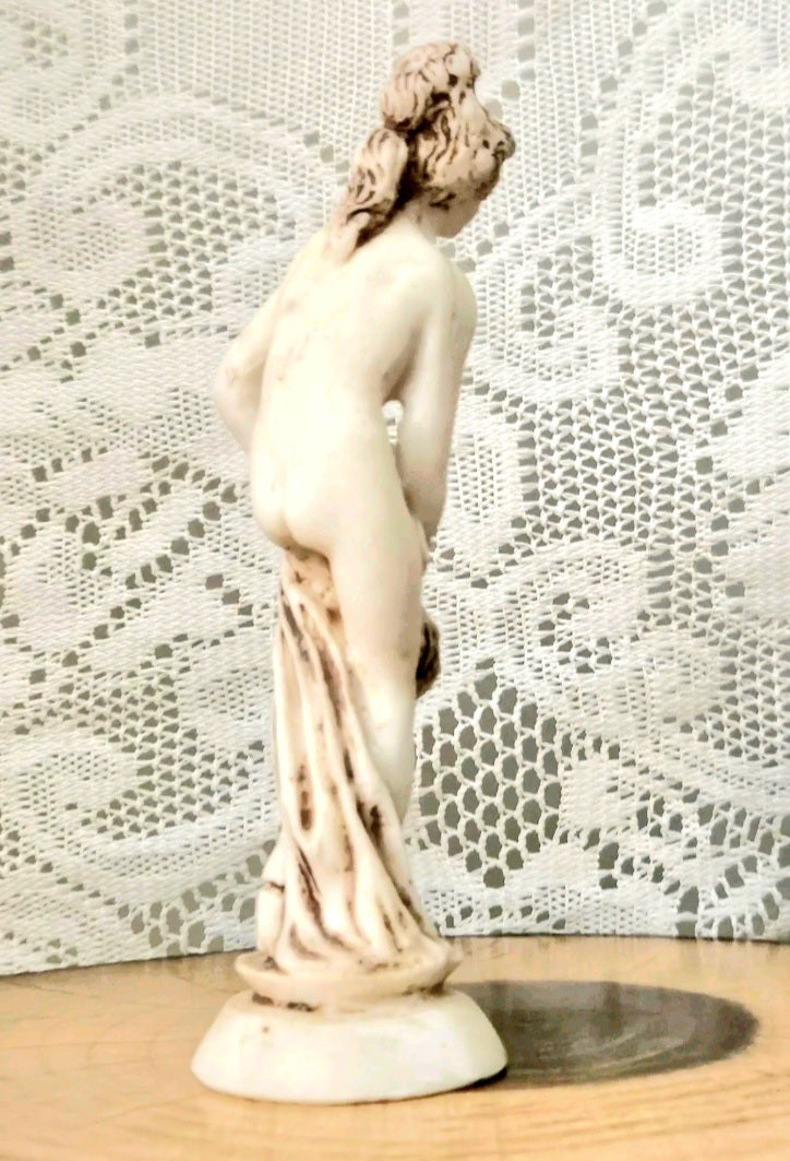 Vintage Venus Carved Nude Goddess Statue