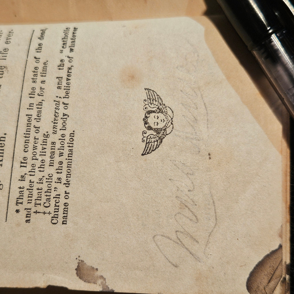 The Westminster Catechism Antique Victorian Religious Pamphlet