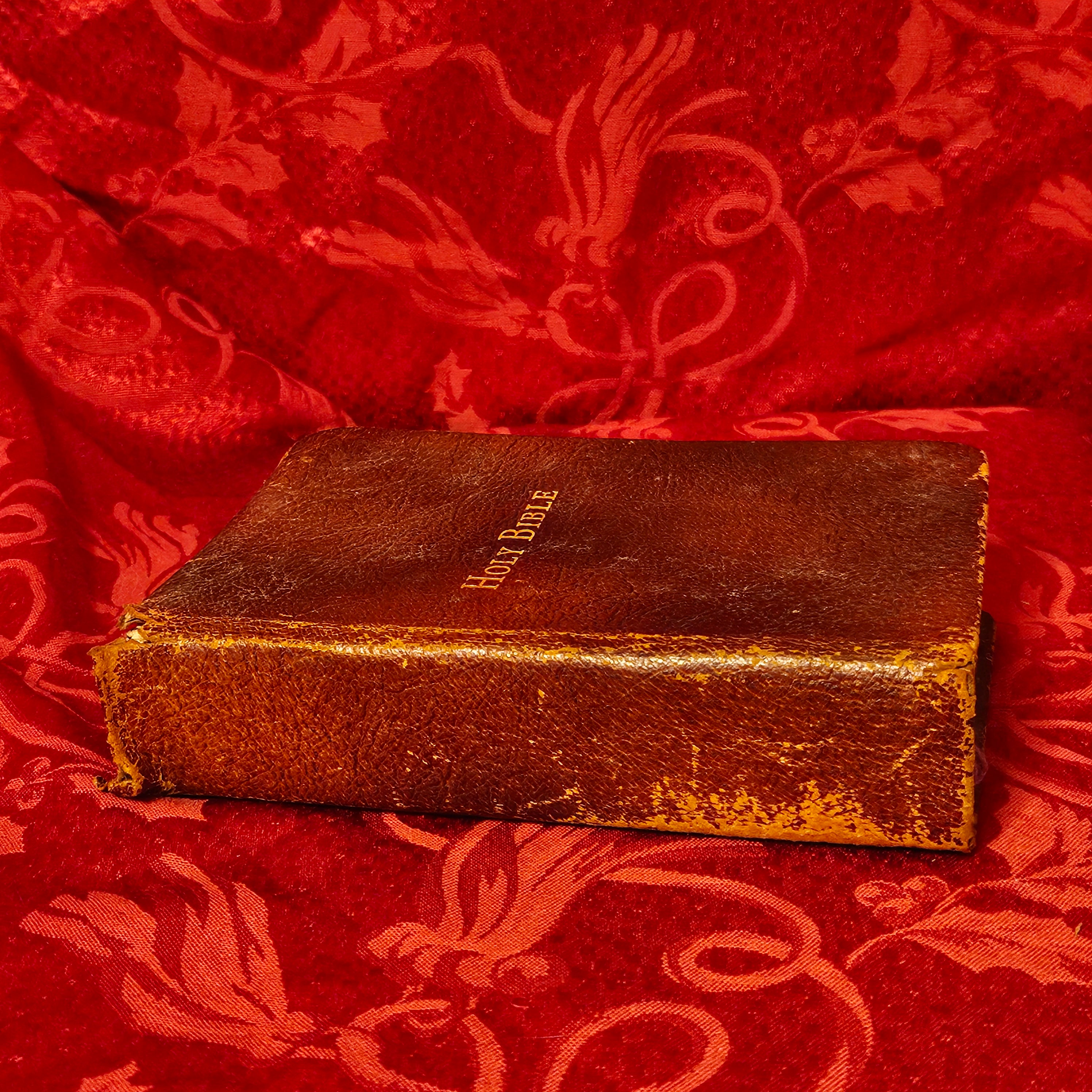 Vintage Leatherbound Bible