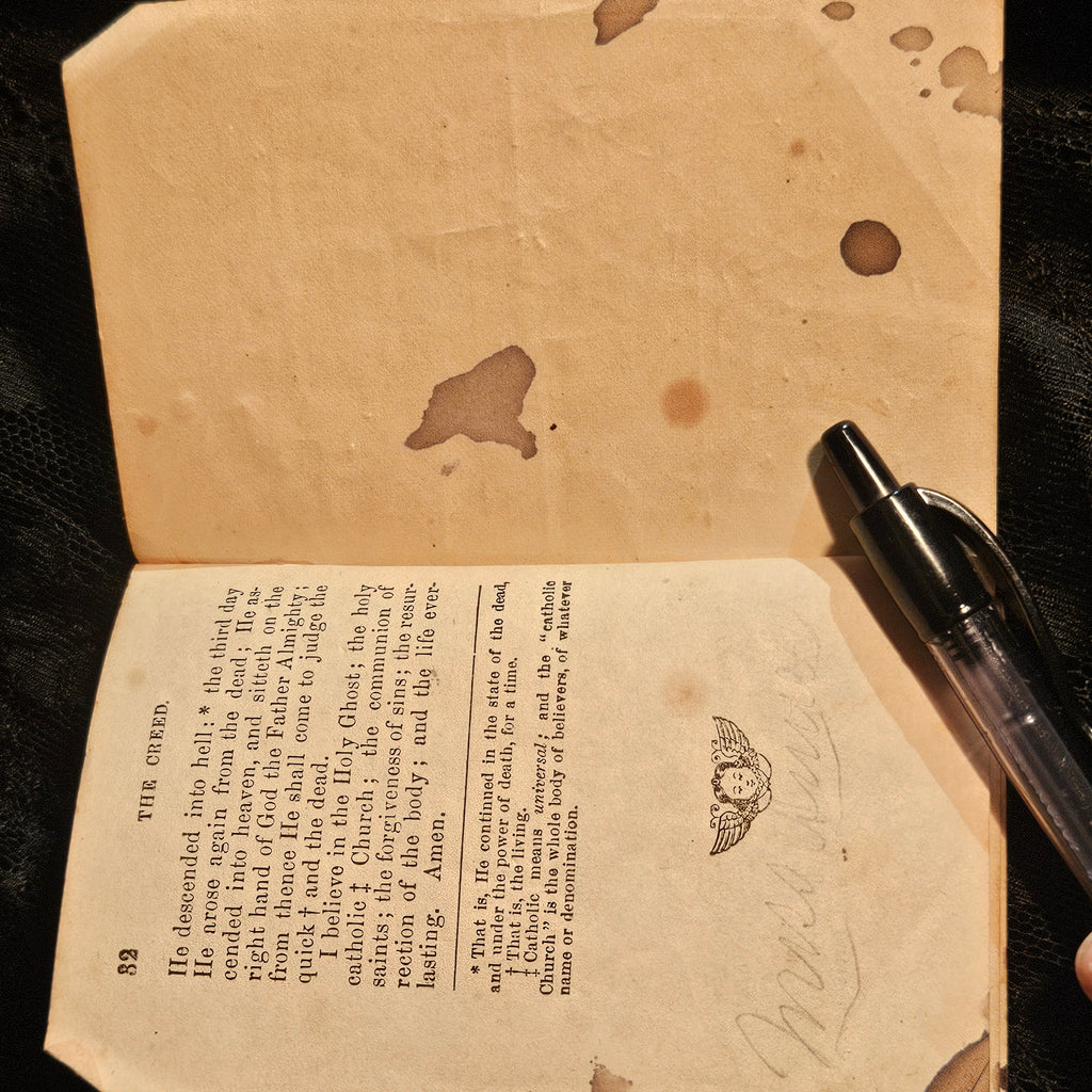 The Westminster Catechism Antique Victorian Religious Pamphlet