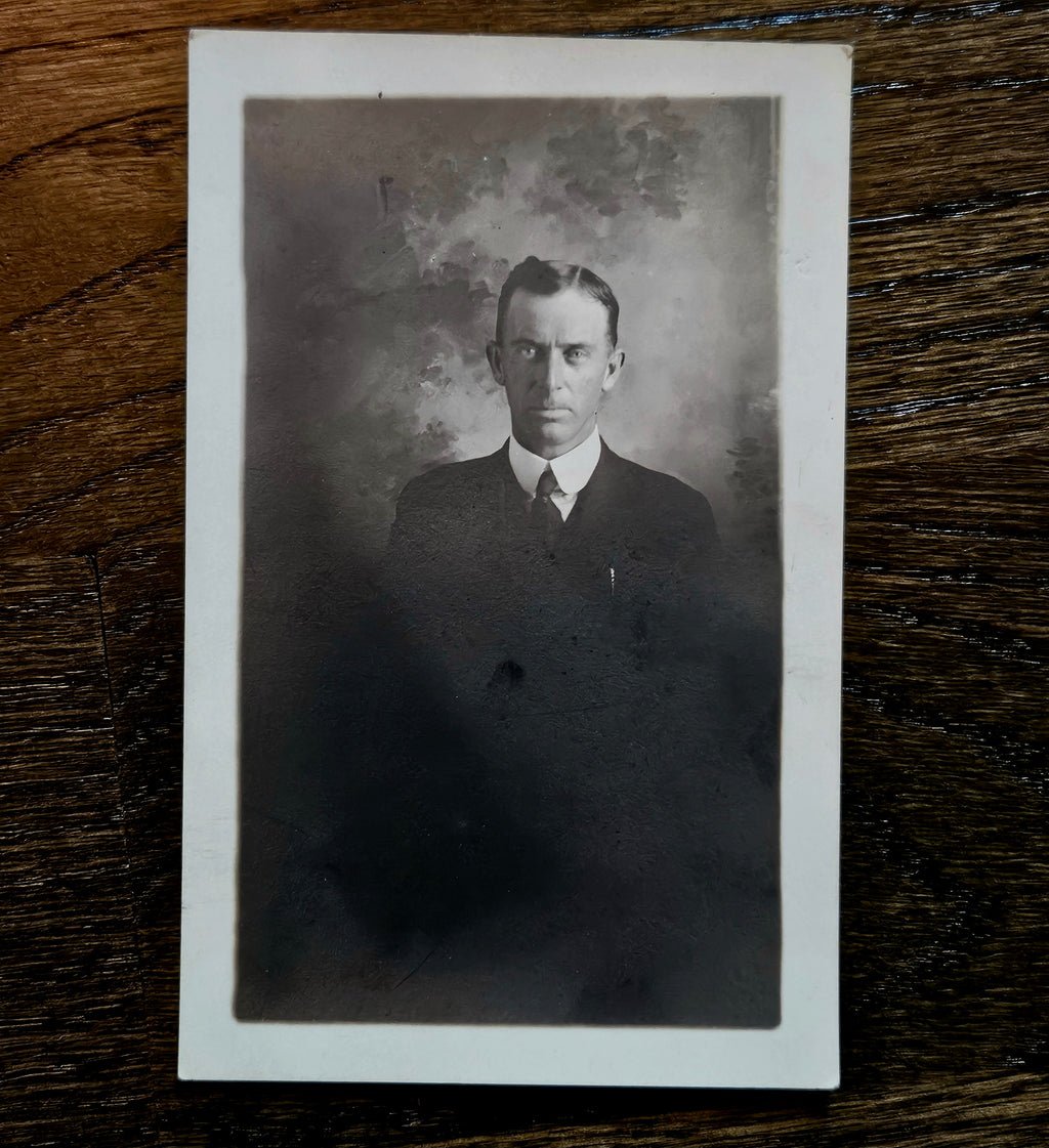 Antique Underexposed Haunting Portrait