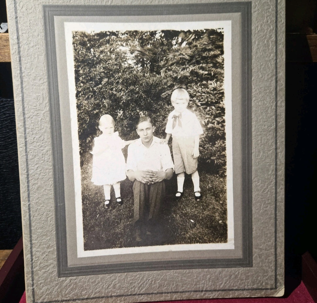 Antique Ghostly Figures Cabinet Card