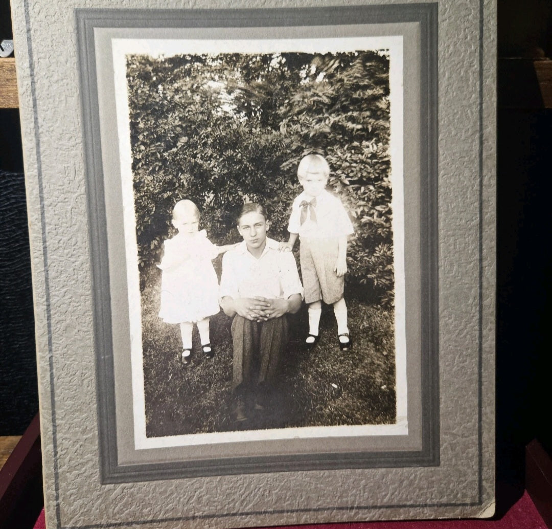 Antique Ghostly Figures Cabinet Card