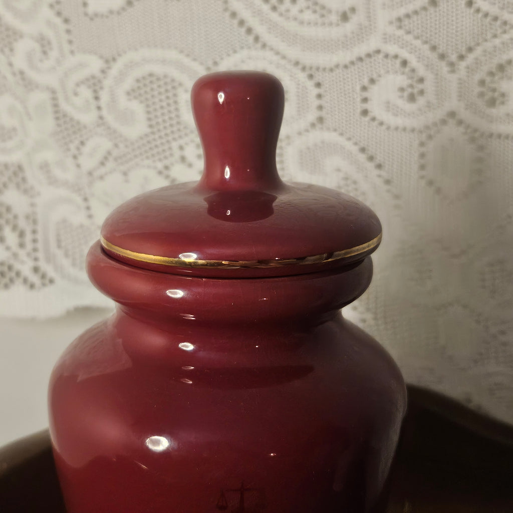 Vintage Lettuce Opium Apothecary Ceramic Jar