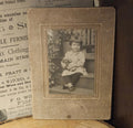 Antique Haunting Baby Doll & Child Cabinet Card