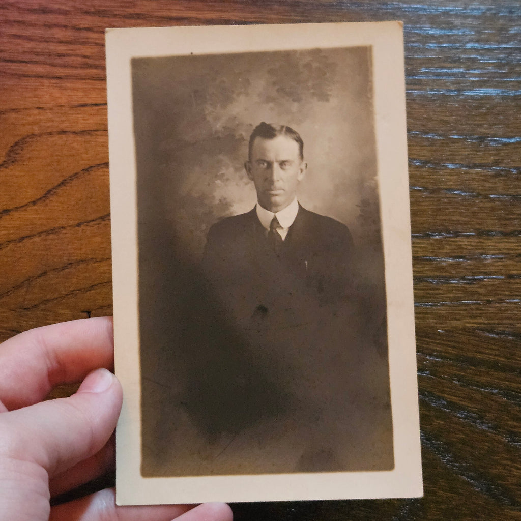 Antique Underexposed Haunting Portrait