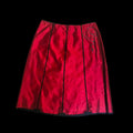 Vintage Broken Rosary Print Silk Skirt
