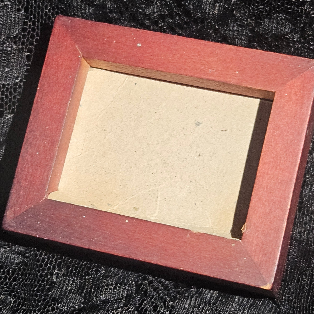 Mini Antique Victorian Frog Framed Illustration
