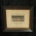 Antique 1887 Framed First Communion Catholic Certificate