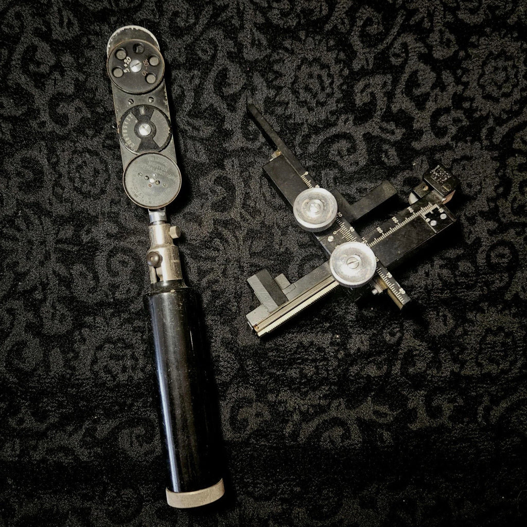 1940s Bausch and Lomb Optometry Co. Eye Doctor Tool Set