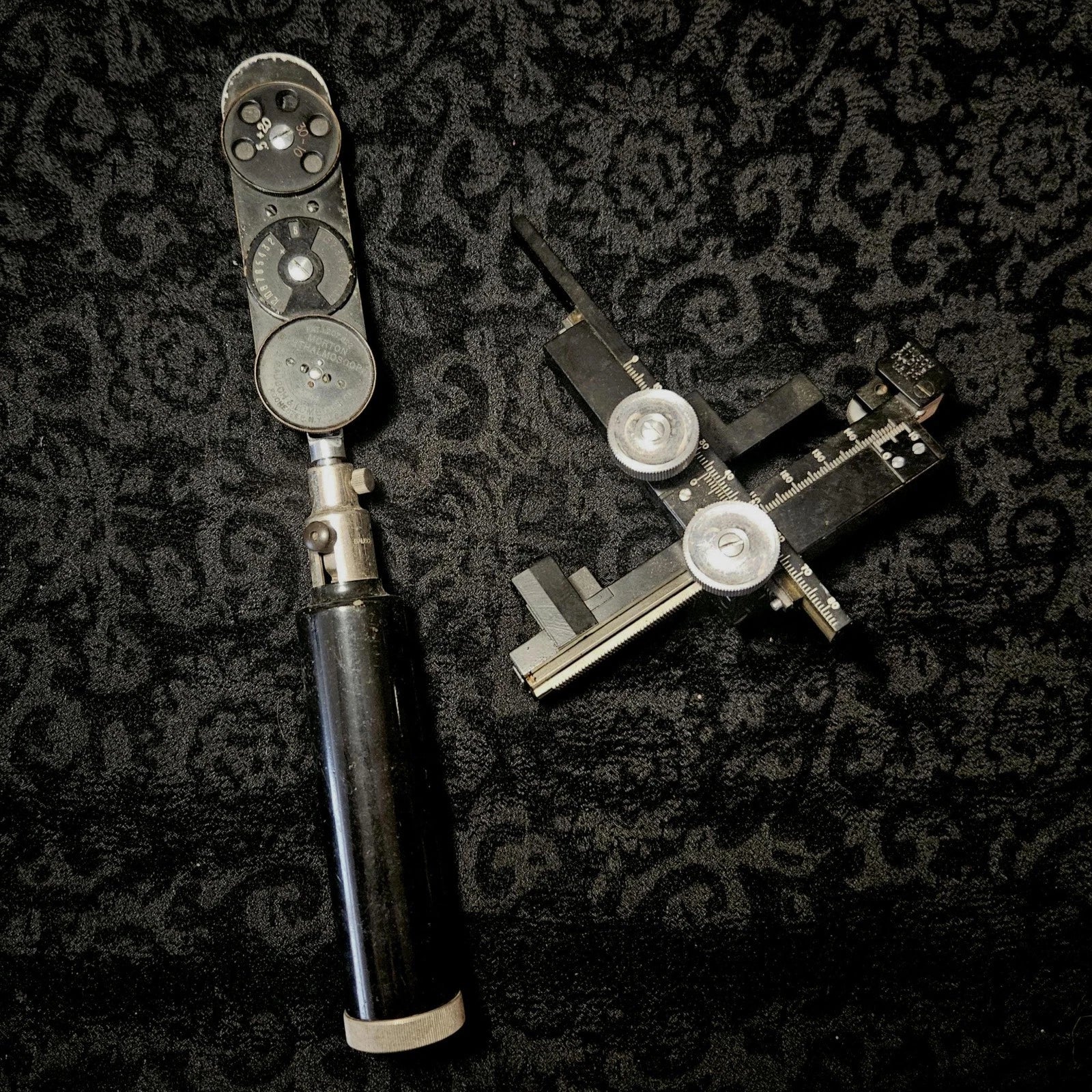 1940s Bausch and Lomb Optometry Co. Eye Doctor Tool Set