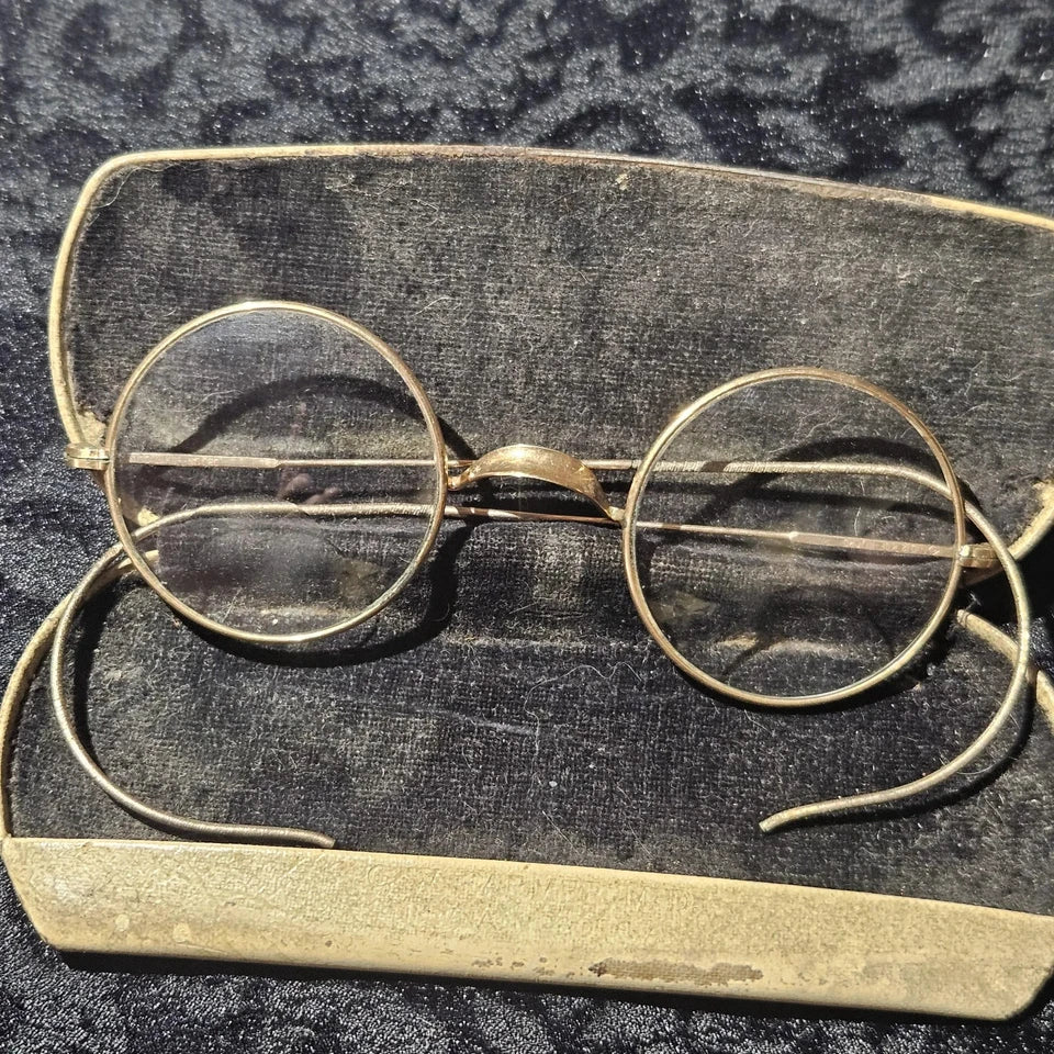 Antique 12k Gold Filled Round Norco Windsor Eyeglasses
