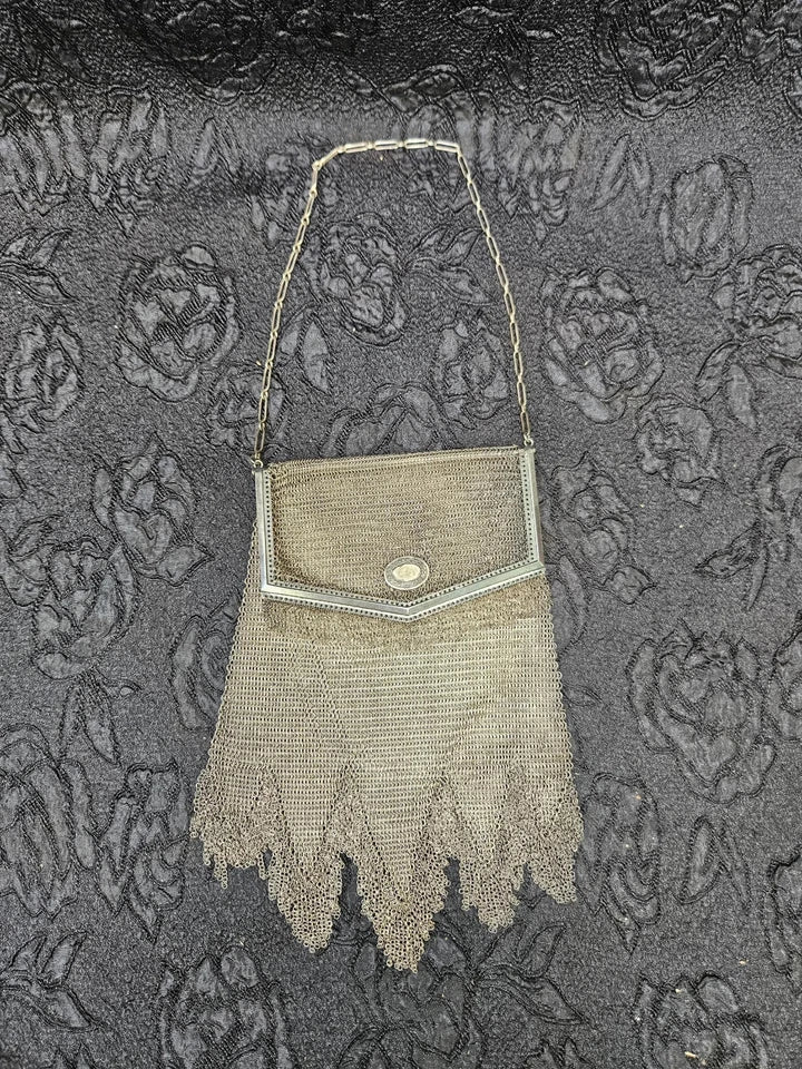 Antique "Princess Mary" Whiting & Davis Chainmail 1920s Edwardian Evening Purse