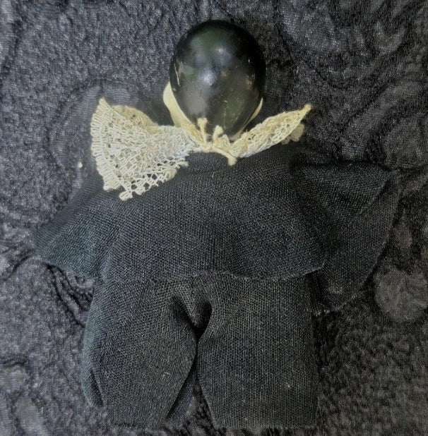 Vintage Pierrot Jester Ceramic Penny Doll Trinket